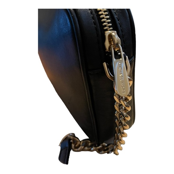 MICHAEL Michael Kors Black Leather and Sequins Crossbody Bag…What a Beauty - Picture 10 of 14